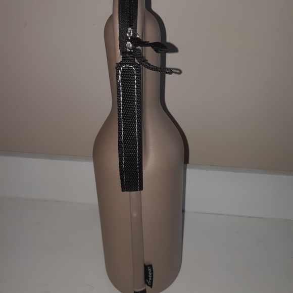 Rabbit wine bottle cases gray 14.5 inches tall gol - Picture 7 of 8